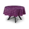 MyVorrei Round Tablecloth, Stain-Resistant Jacquard Polyester, 100%, 220 x 220 cm view 1