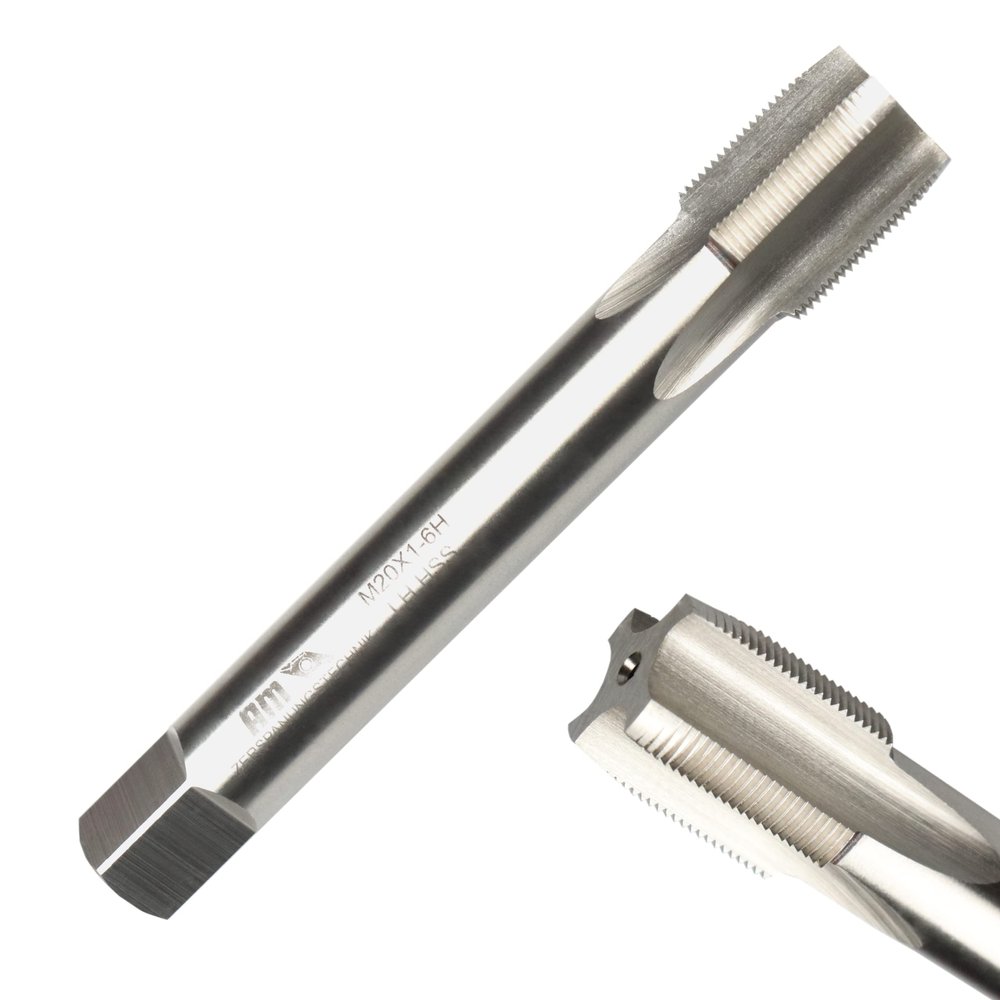 Left-Hand Fine-Thread Machine Tap, Through-Hole – M36 x 1.5 LH