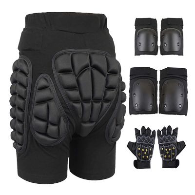 YILIN Padded 3D Hip Protection Shorts for Kids, EVA Protective Gear for Skating, Riding, and Scooters (Color: D1, Size: M)