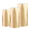 500 Brown Slim-Size Flat-Bottom Bags with Zip Closure and Aroma Valve, 170 x 90 x 310 mm, 500 g, Food-Safe | HUTNER view 2