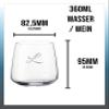 Personalized Nexo Water Glasses with Initial Engraving, Set of 6, 360 ml view 2