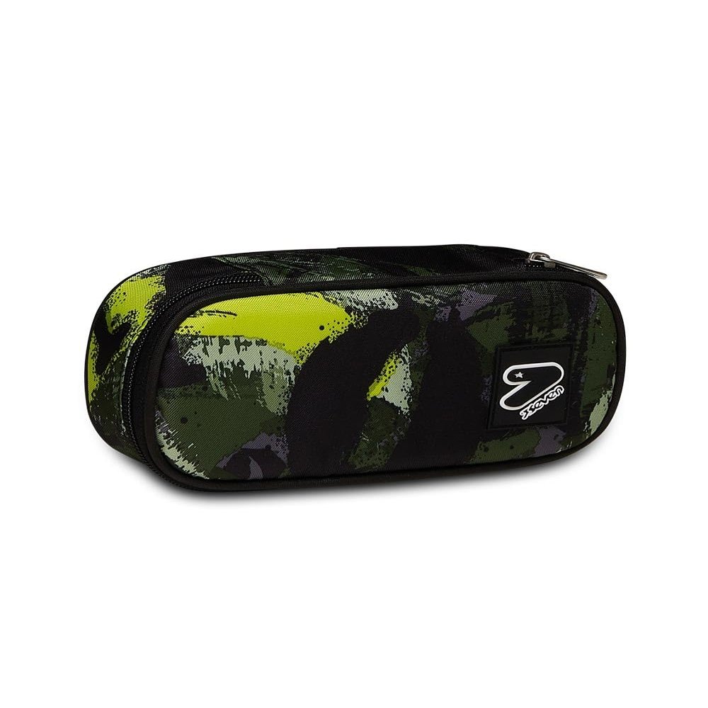 Seven Round Plus GRS Roller Stains Pencil Case, Dusty Olive, One Size