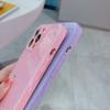 ALLUPS Bling Glitter Neon Yellow Silicone Case for iPhone 14 view 3