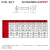 5 Carriage Bolts DIN 603 M8 x 130 - V2A Stainless Steel view 3