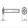10 Button Head Flange Screws ISO 7380-2 M10 x 20 T50 Full Thread A2 view 2