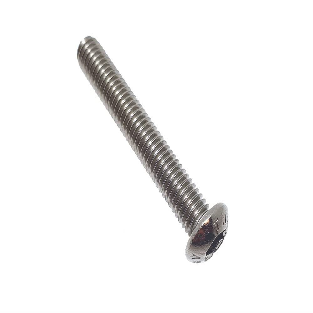 2 pcs. Button Head Screws ISO 7380-1 M3 x 25, T10, Fully Threaded, A2