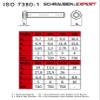 2 pcs. Button Head Screws ISO 7380-1 M3 x 25, T10, Fully Threaded, A2 view 3