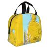 SUAQUE Bananenfisch Insulated Lunch Bag, Thickened Aluminum Foil, Bento Cooler Bag view 2