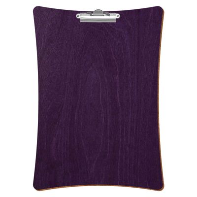 Btic Purple Concave Wooden Clipboard for A3–A6