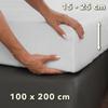 STUDIO Basic Fitted Sheet 100 x 200 cm, 2-Pack, Jersey, 100% Combed Cotton, White view 4