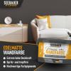 SEEBAUER DIY Black Interior Wall Paint, 300 ml (No. 102 Black Pearl), Elegant Matte Finish view 2