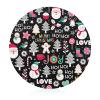 Christmas Non-Slip Glass Cutting Board for Fruit, Vegetables & Meat, 20 cm view 1