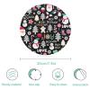 Christmas Non-Slip Glass Cutting Board for Fruit, Vegetables & Meat, 20 cm view 2