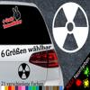 Generic Radioactive Symbol Sticker, Radiation/Nuclear Energy, 58 × 58 cm, Neon Red view 3