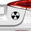 Generic Radioactive Symbol Sticker, Radiation/Nuclear Energy, 58 × 58 cm, Neon Red view 4