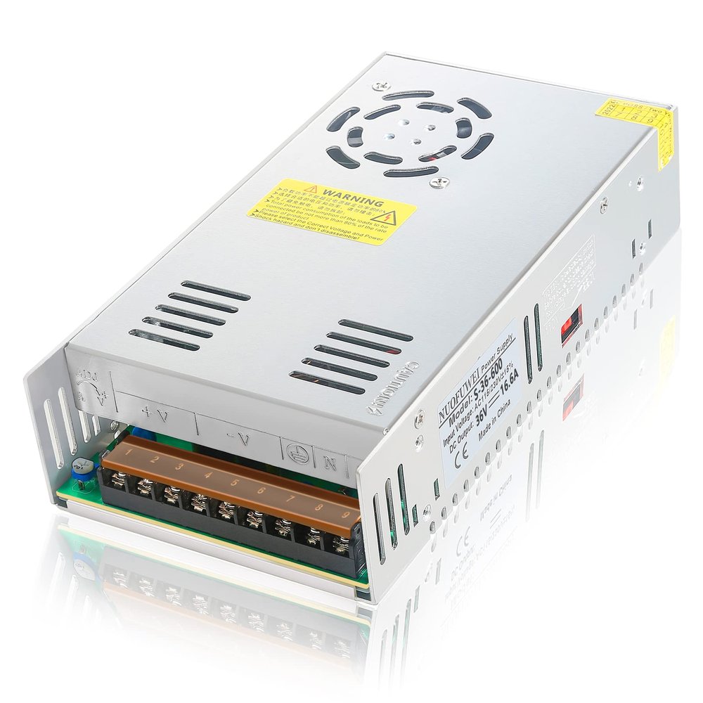 NUOFUWEI 36V 16.6A 600W AC-to-DC Switching Power Supply