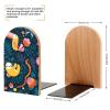 Palm Leaves, Flowers, Butterfly, Toucan, Sloth Decorative Wooden Bookends view 2