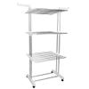 LANTUS 3-Tier Rolling Tower Clothes Drying Rack with Folding Wings view 4
