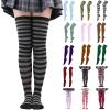 Striped Socks | Classic Striped Socks for Adults & Children | High-Quality Combed Cotton (Wine, One Size) view 2