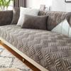 uyeoco Velvet Sofa Cover, 1/2/3/4-Seater and L-Shaped Sectional, Color E, 70 x 150 cm, 1 Piece view 1