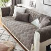 uyeoco Velvet Sofa Cover, 1/2/3/4-Seater and L-Shaped Sectional, Color E, 70 x 150 cm, 1 Piece view 4
