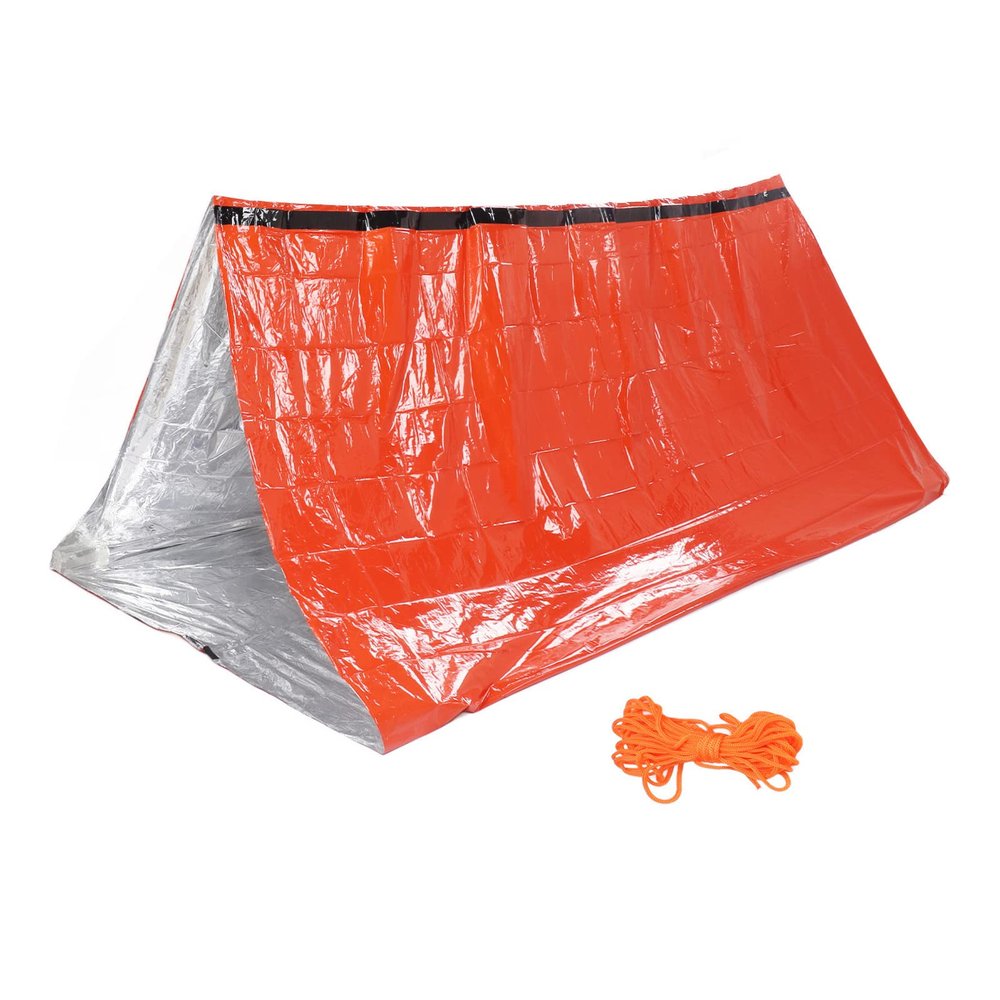 Tyenaza Camping Tent, PE Aluminum Foil Waterproof Family Tent for Outdoor Camping and Hiking, Lightweight and Portable