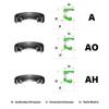 1-Pc. AO Shaft Seal 50 x 63 x 8 mm with Dust Lip view 3