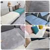 VEAI Velvet Sofa Cover for 1-, 2-, 3- or 4-Seater Sofas, L-Shaped Sectional Sofa Throw, Color D, 70 x 70 cm view 2