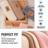VEAI Velvet Sofa Cover for 1-, 2-, 3- or 4-Seater Sofas, L-Shaped Sectional Sofa Throw, Color D, 70 x 70 cm view 3