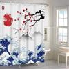 ASDCXZ Plum Blossom Shower Curtain 165 x 180 cm with 12 Hooks view 3