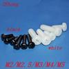 STORKY Nylon Phillips Round-Head Screws, Black, M2–M5, 2,050 Pieces view 2