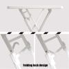 Metal Patio Side Table, Foldable Outdoor Coffee Table view 2