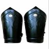 Medieval Steel Arm Guards with Hand Protection for Crusader Reenactment view 1