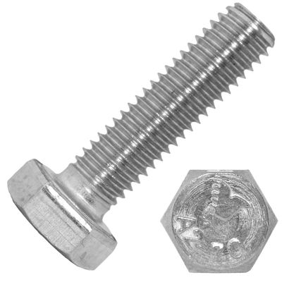 Hex Bolts DIN 933 | M5 x 5 mm | 50 pcs. | Techtanium