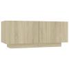 MOONAIRY TV Stand, Sonoma Oak, 100 x 35 x 40 cm, Chipboard view 2