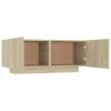 MOONAIRY TV Stand, Sonoma Oak, 100 x 35 x 40 cm, Chipboard view 4
