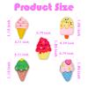 15 Ice Cream Push Pins for Cork Boards, Decorative Summer Design view 2