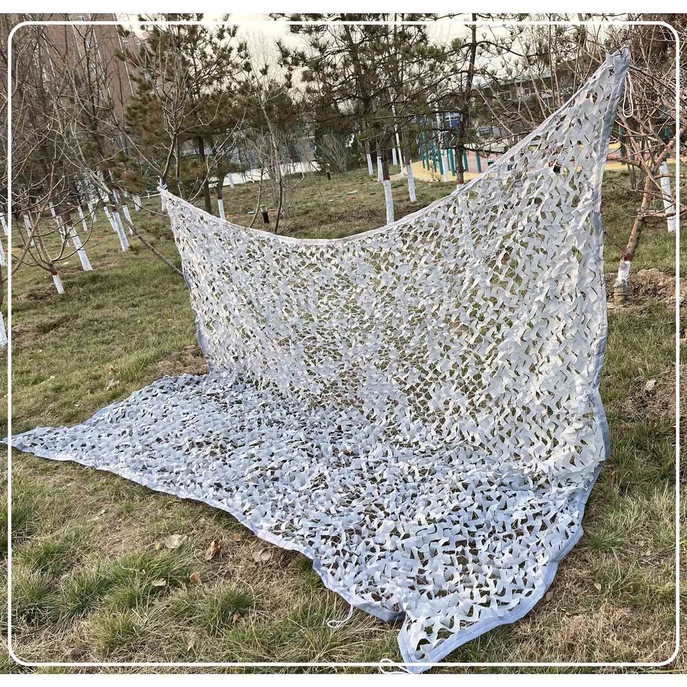 Xrdbfd Camouflage Sun Shade Net, Gray, 2x4/4x5/4x6/6x8/6x9 m