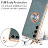 EYZUTAK Magnetic Ring Holder Case for Samsung Galaxy A34 5G, 360° Rotating Metal Ring, Slim Soft Silicone, Gray view 2