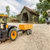 Carson 500907661 1:16 Trailer for RC Tractor, Yellow view 2