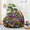 Highdi Adult Bean Bag Cover, Indoor/Outdoor, Hip-Hop Graffiti, Letter, 100 x 120 cm view 4