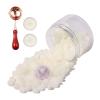Comealltime 248-Piece Sealing Wax Bead Set, Octagonal Beads with 2 Tealights and Melting Spoon, Half-Transparent view 1