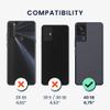 kwmobile Case for TCL 40 SE TPU - Flexible Protective Phone Case with Wireless Charging Support, Rubberized Cover in Violet Purple view 2