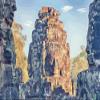 Non-Woven Photo Wallpaper BAYON TEMPLE 375 x 250 cm (Adhesive Included) view 2