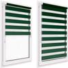 Double Roller Shade Without Drilling, 86 x 250 cm Fabric Size, Day & Night, Clip-Fix view 1