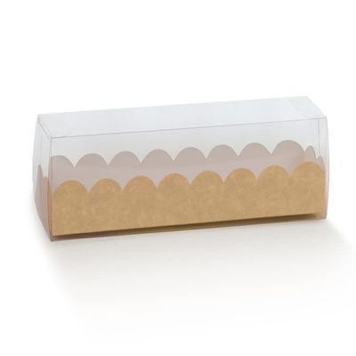 Box with Transparent Case and Cardboard Belly Band, 39022 (100)