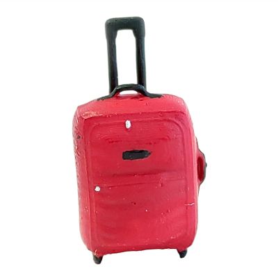 1:64 Miniature Race Medal Figures, Waiter and Manager Diorama Scene (Suitcase Red)