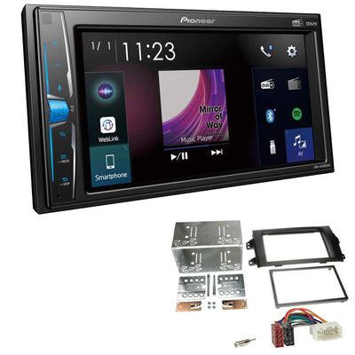 Pioneer DMH-A3300DAB 2-DIN Car Stereo for Suzuki SX4 from 2006, Black