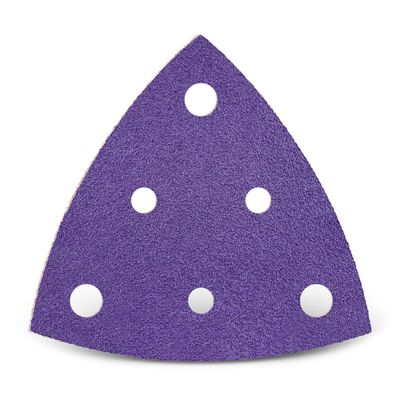 MENZER Titanium HD Sanding Sheets, 82 mm, 6-Hole (50 Pack), Grit 40