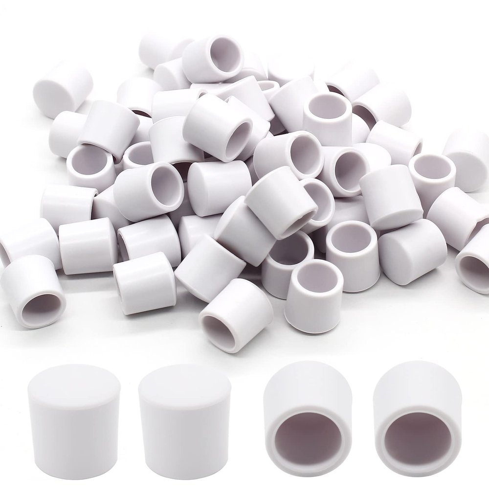 Rierdge Door Stopper Tips, 1 cm, White, 60 Pieces